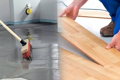 Подготовка основания под укладку напольного покрытия